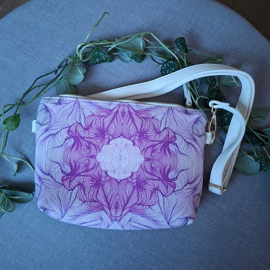 Faux Leather Cross-body Purse