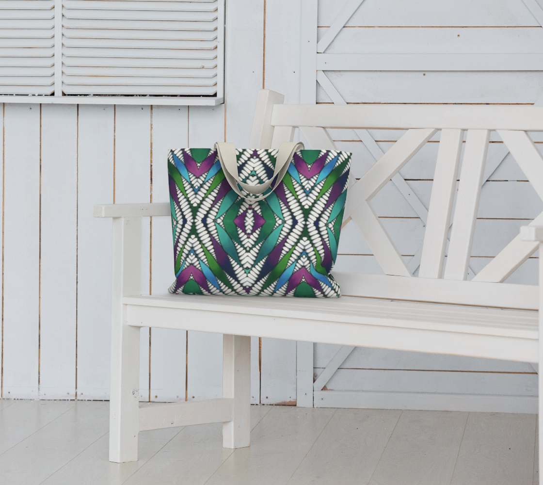 Through the Lines Market Tote v3