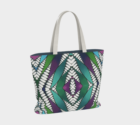 Through the Lines Market Tote
