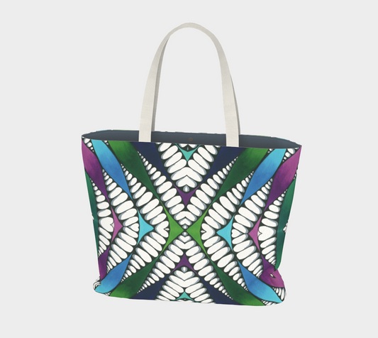 Through the Lines Market Tote v2