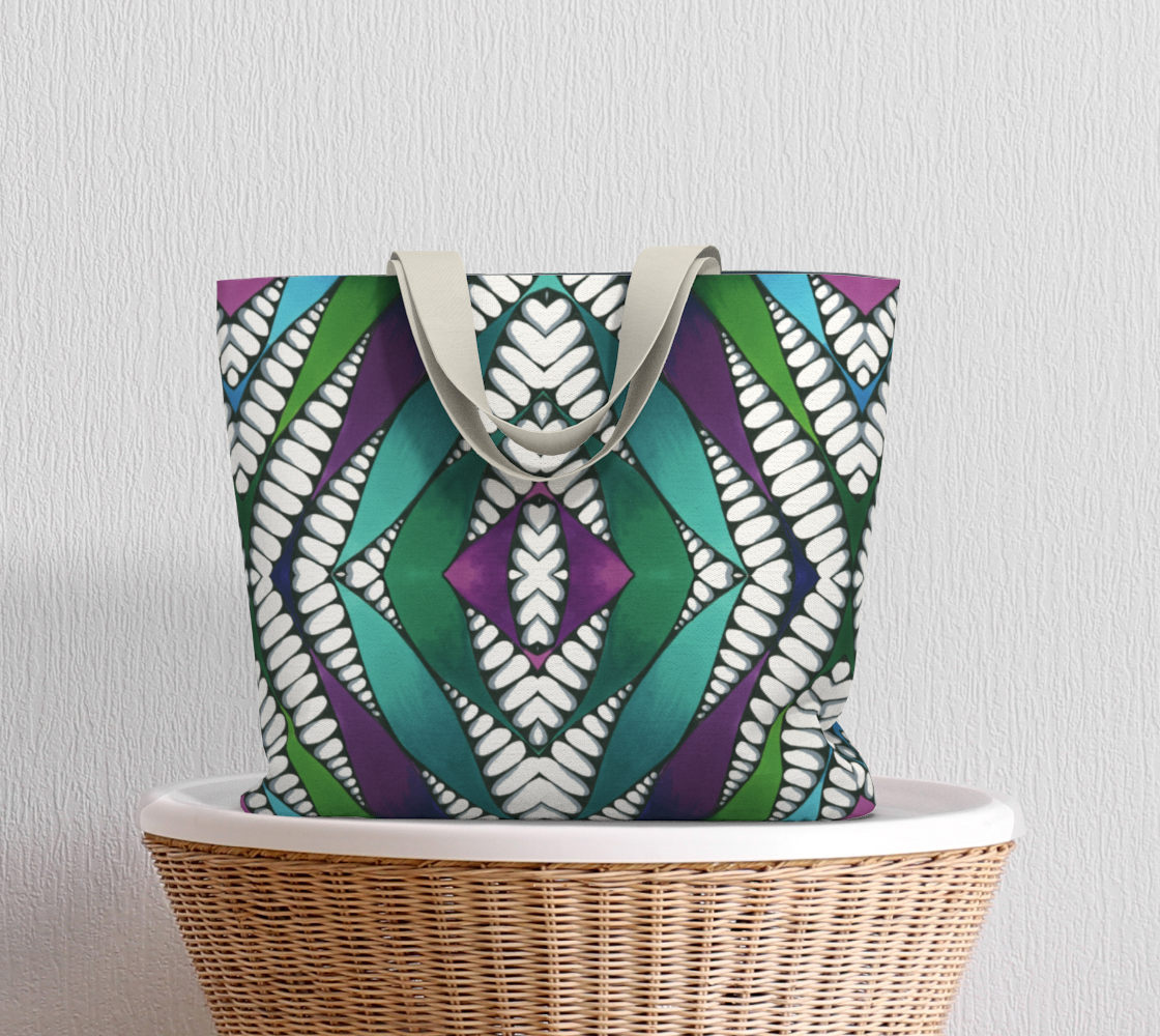 Through the Lines Market Tote