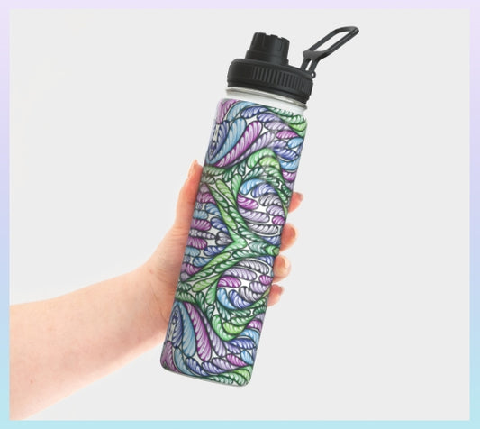 Full of Fronds Water Bottle