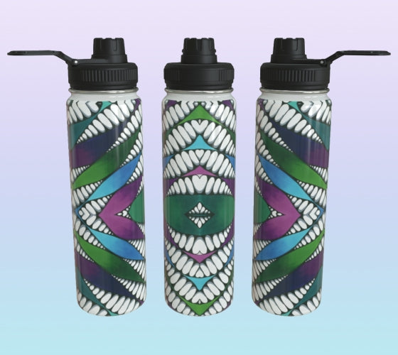 Through the Lines Water Bottle