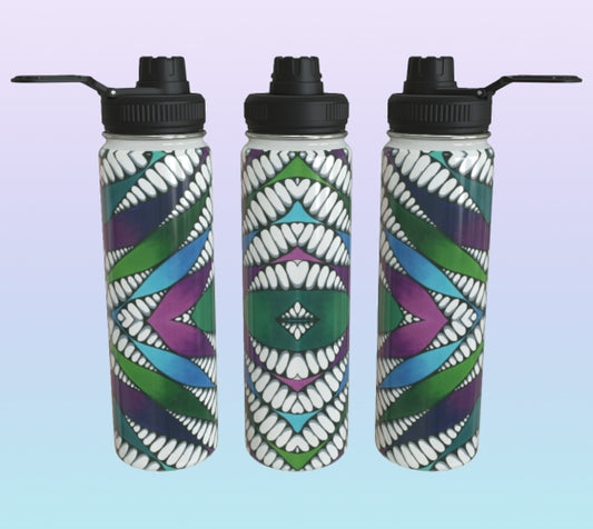 Through the Lines Water Bottle