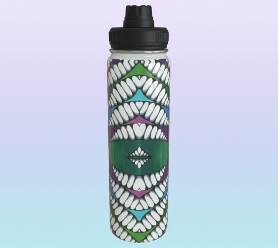 Through the Lines Water Bottle