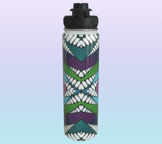 Through the Lines Water Bottle