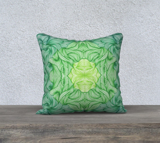 All the Greens Cushion Cover