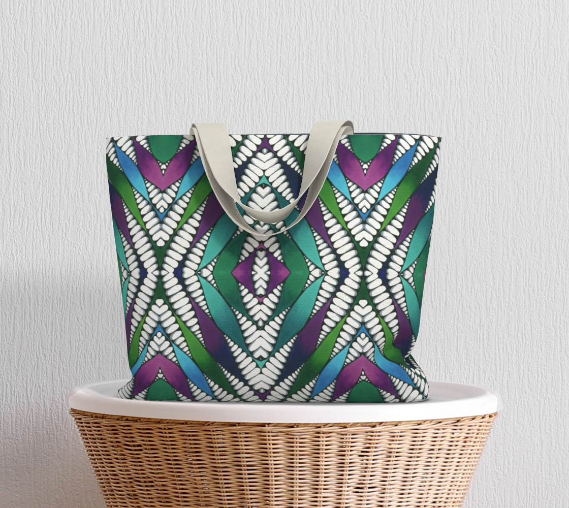 Through the Lines Market Tote v3