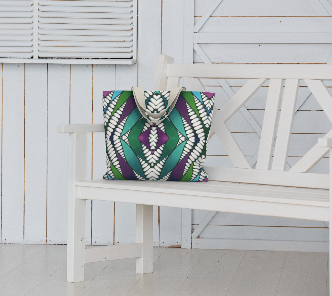 Through the Lines Market Tote