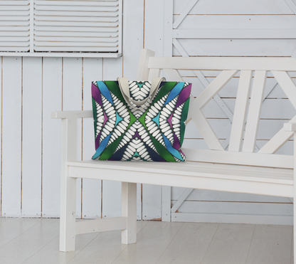 Through the Lines Market Tote v2