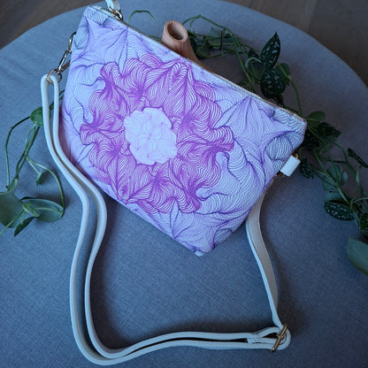 Faux Leather Cross-body Purse