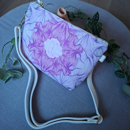 Faux Leather Cross-body Purse