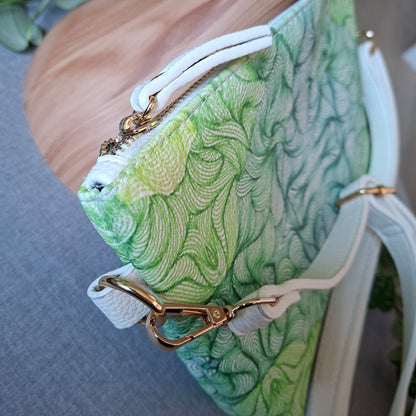 Faux Leather Cross-body Purse