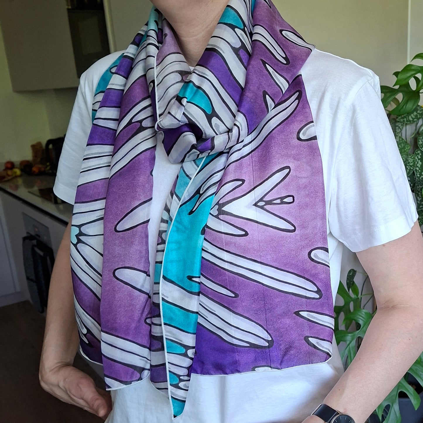 Long Silk Scarf