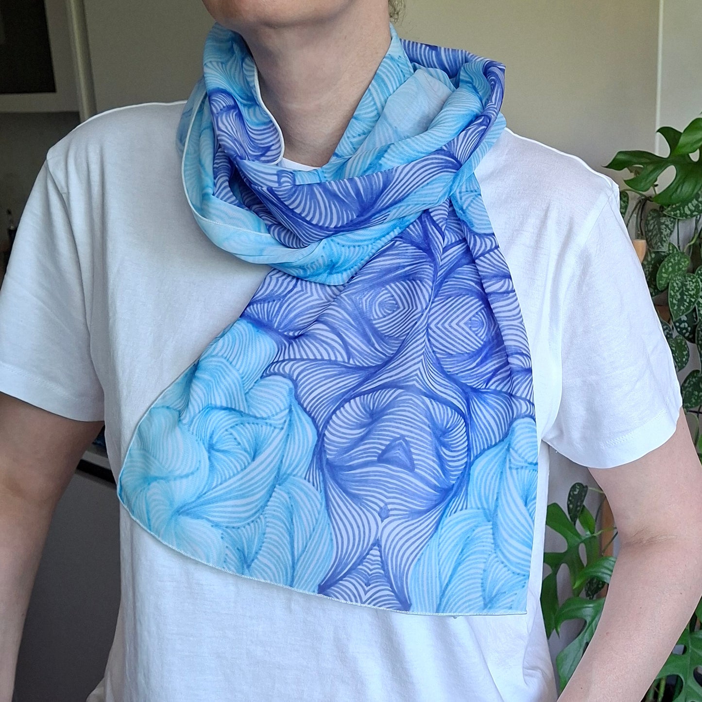 Long Chiffon Scarf