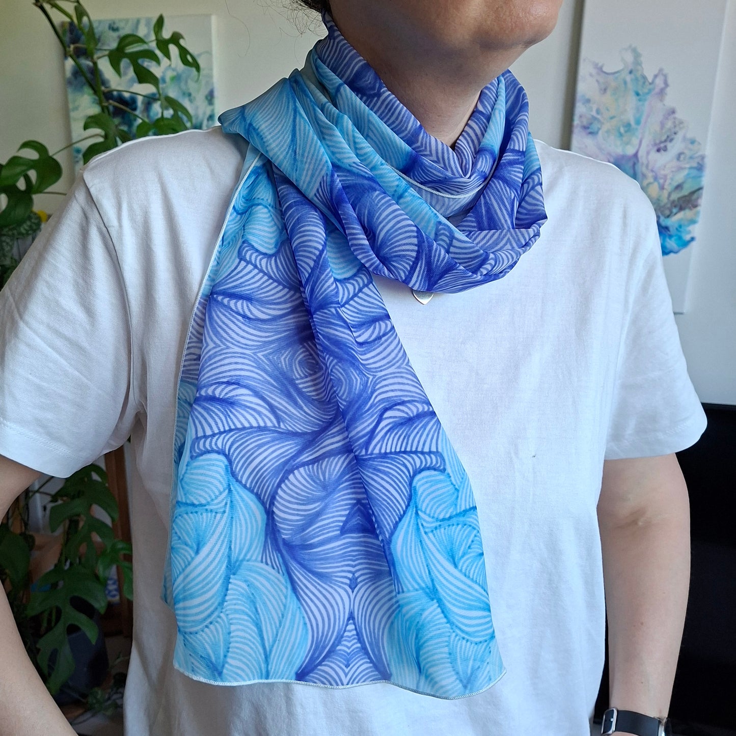 Long Chiffon Scarf