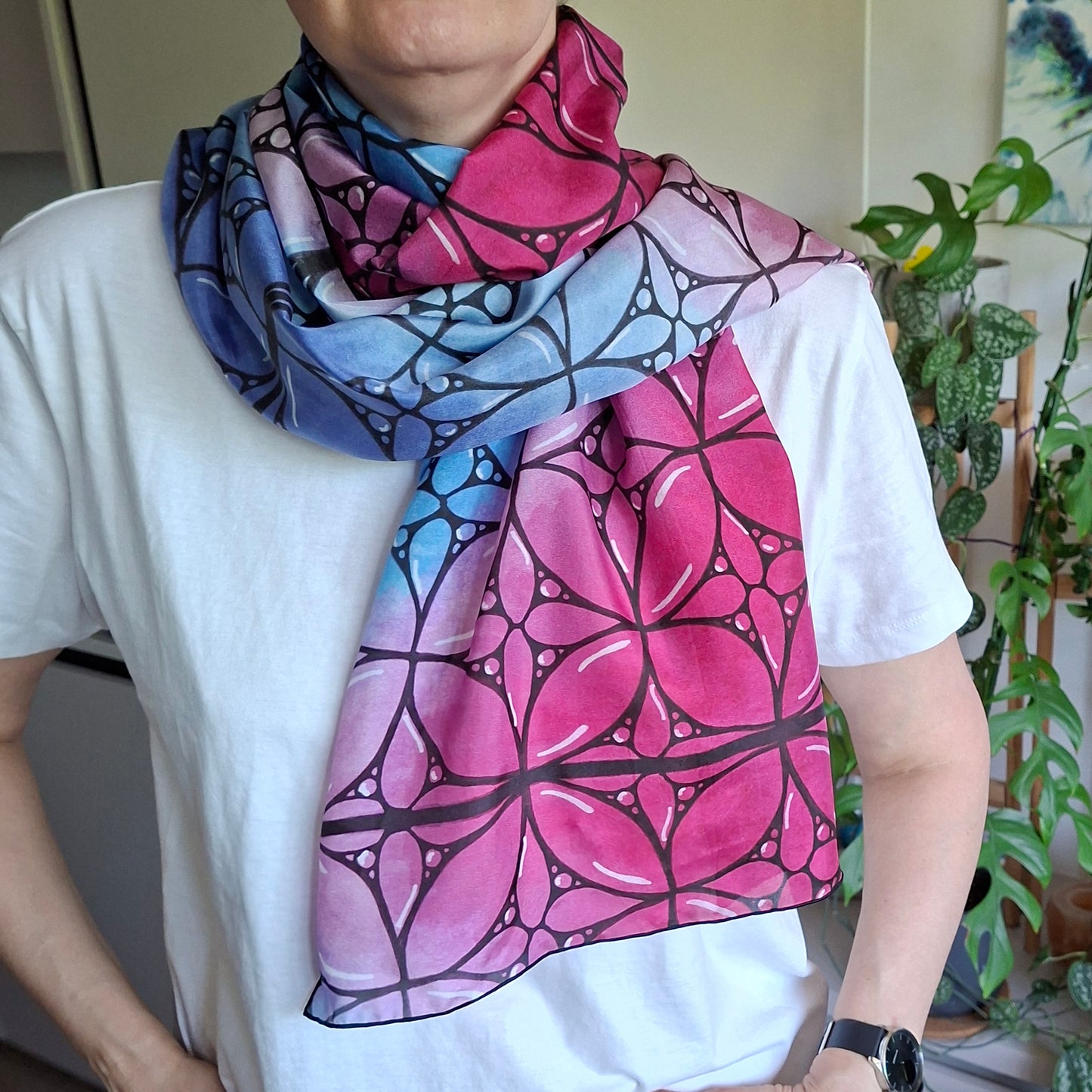 Long Silk Scarf