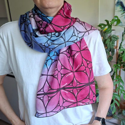 Long Silk Scarf
