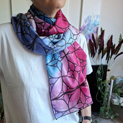 Long Silk Scarf