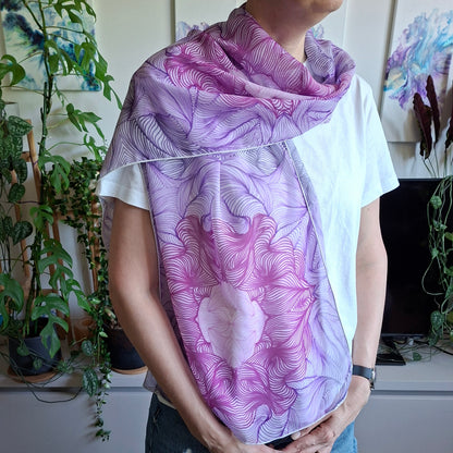 Long Chiffon Scarf