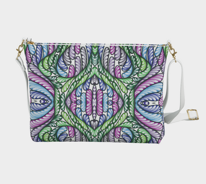 Full of Fronds Vegan Leather Crossbody Purse