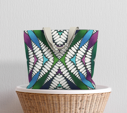 Through the Lines Market Tote v2