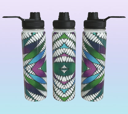 Through the Lines Water Bottle