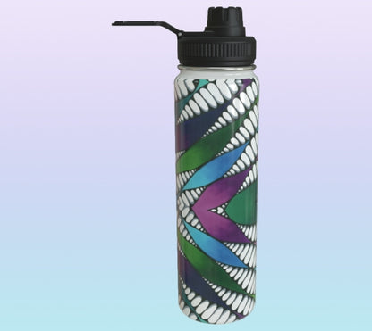 Through the Lines Water Bottle